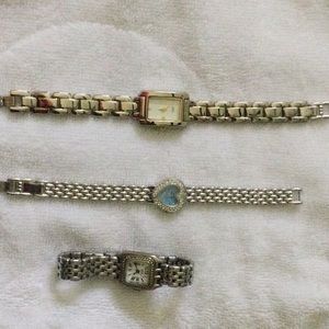 Set of 3 Anne Klein watches.